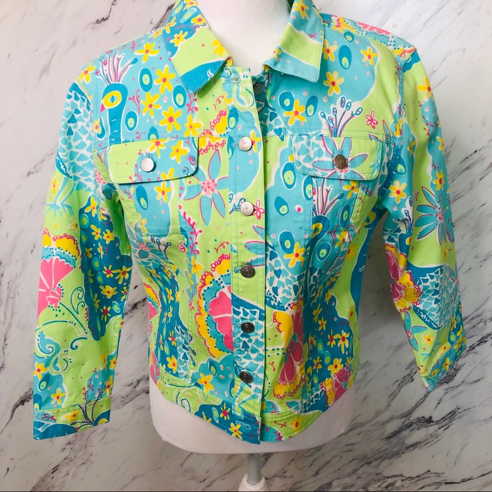 Denim Lilly Pulitzer jacket 🧥